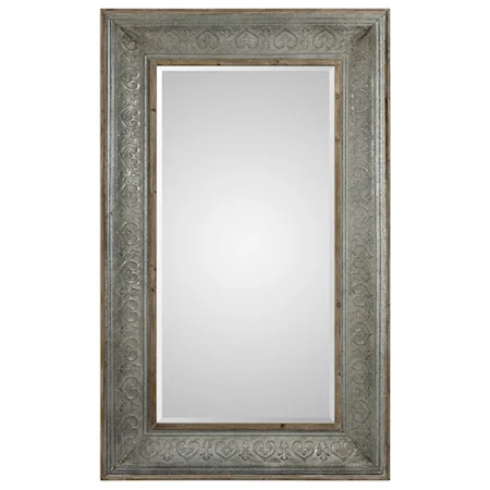 Bianca Aged Gray Mirror